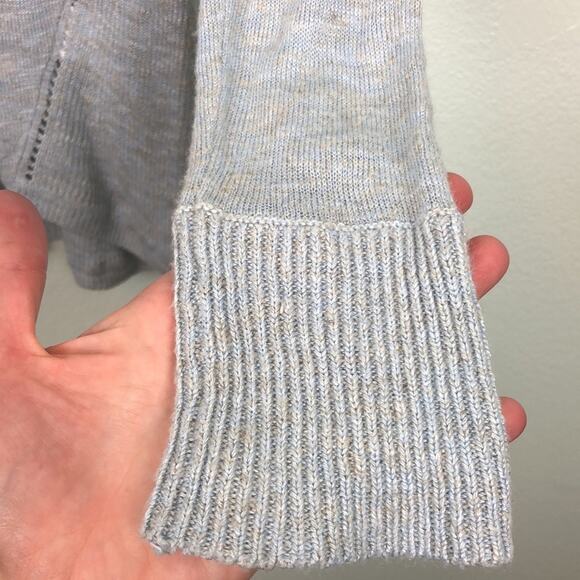 Vince XS Pastel Drop Shoulder Knit Circle Neck Top - Picture 10 of 16